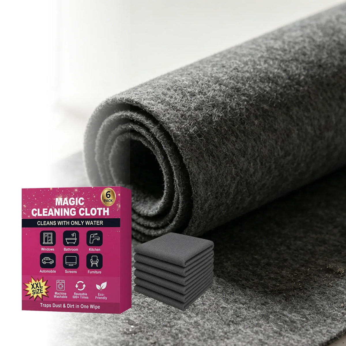 🌟Genie Magic Cleaning Cloth (5-pack) 🌟