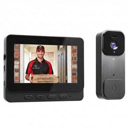 Wireless Video Doorbell With Screen