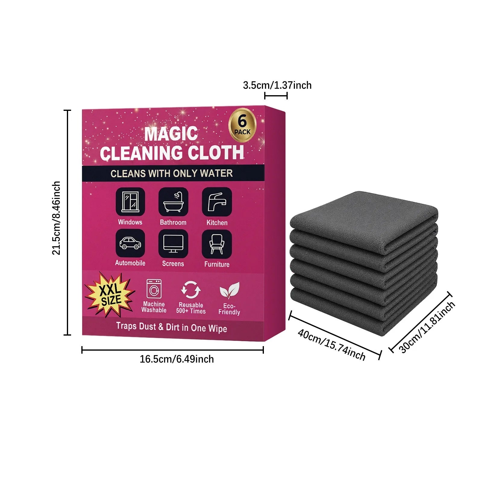 🌟Genie Magic Cleaning Cloth (5-pack) 🌟