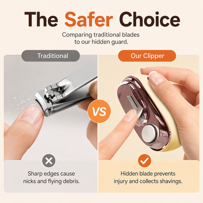 🌟 2-in-1 Electric Nail Clipper & Smoother 🌟