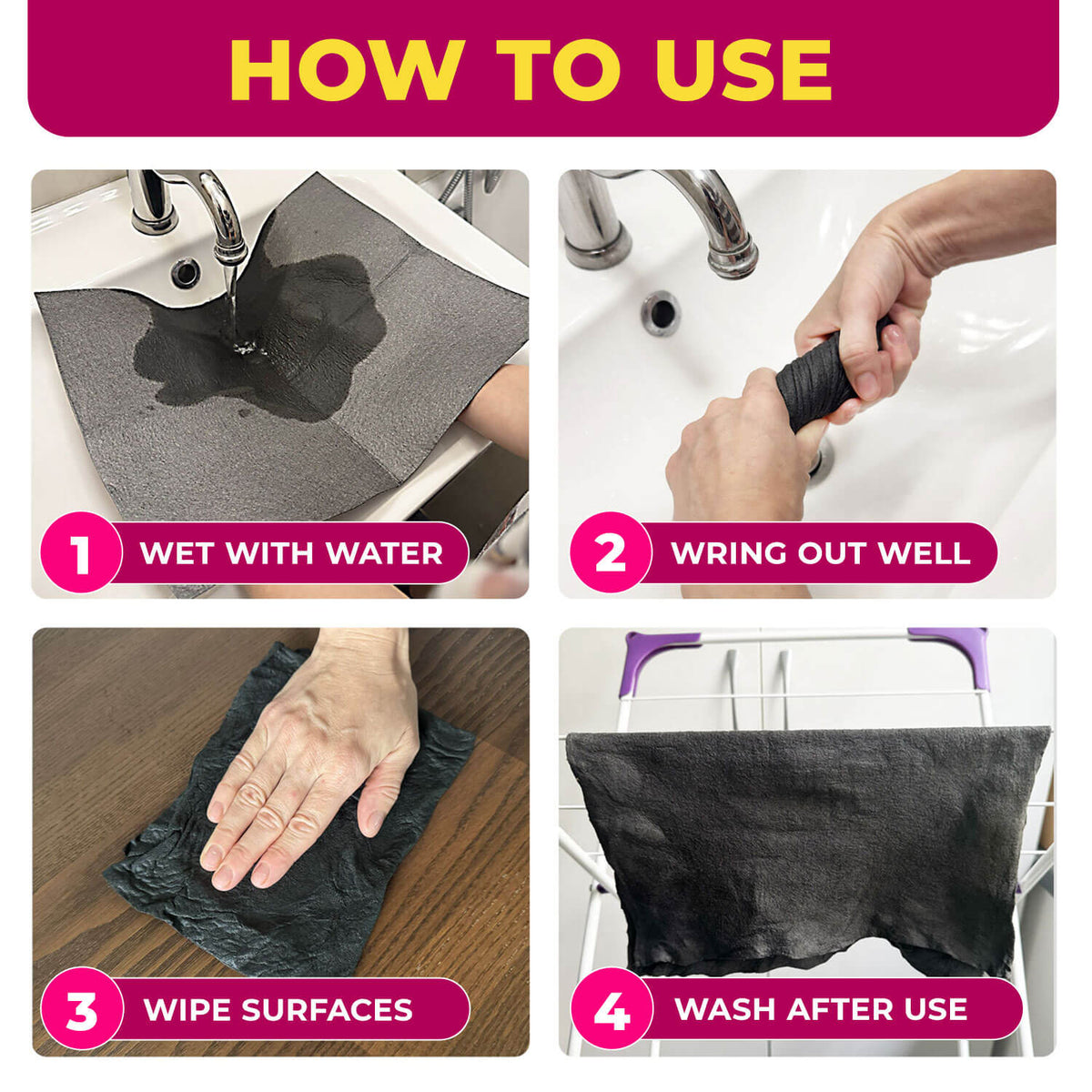🌟Genie Magic Cleaning Cloth (5-pack) 🌟